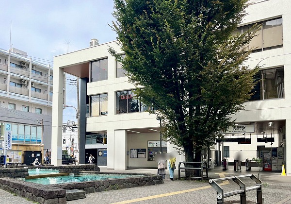 奥沢駅前