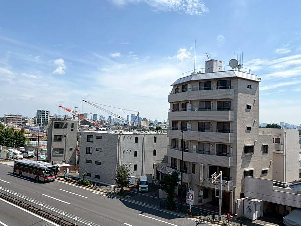 柿の木坂スカイマンション_バルコニーからの眺望の写真