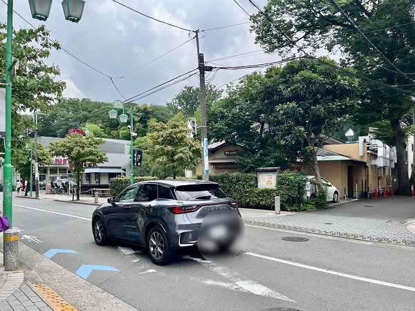等々力駅周辺の様子