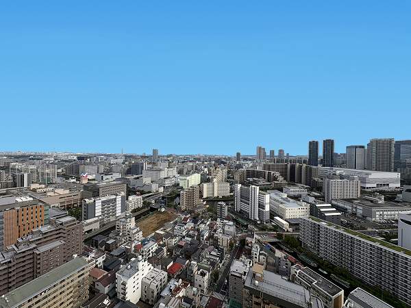 ウエルタワー深川_バルコニーからの眺望の写真