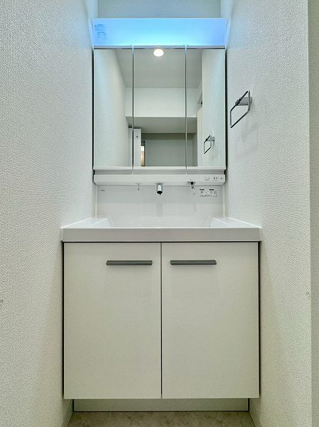 コートシティ木場_3面鏡の洗面化粧台の写真2