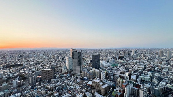 ザ・パークハウス西新宿タワー60_バルコニーの眺望の写真