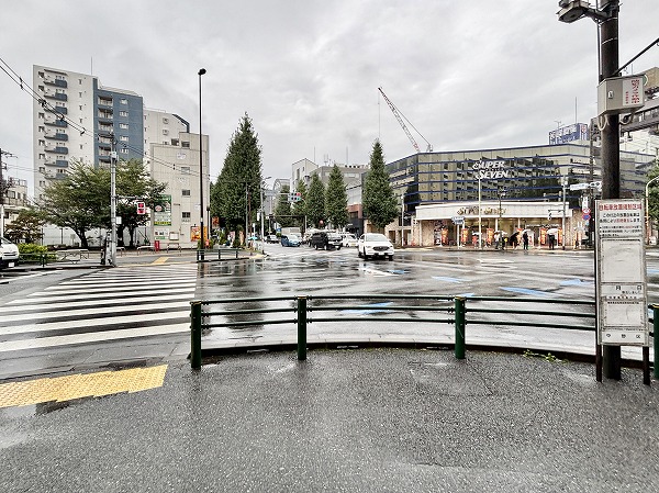 スパシエ新中野カステールまでの道