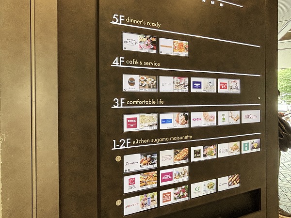 アトレヴィ巣鴨館内図