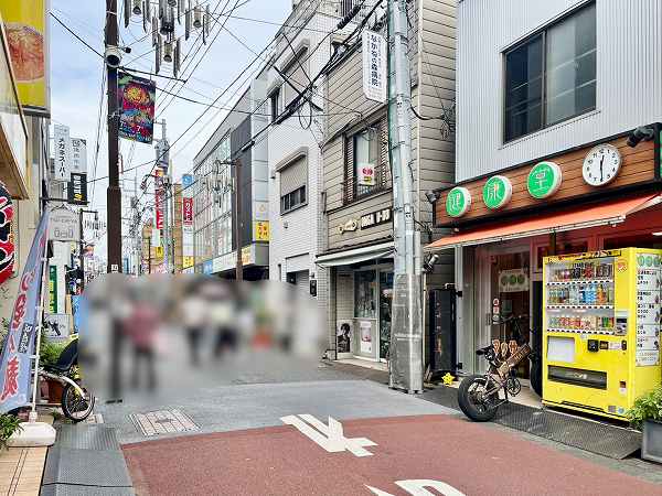 大岡山北口商店街入り口