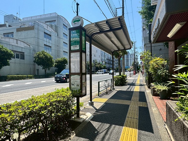 品川警察署入口バス停