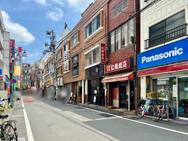 池尻大橋駅前の商店街