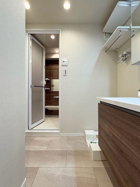 グレイスコート白金_清潔感のあるパウダールームの写真