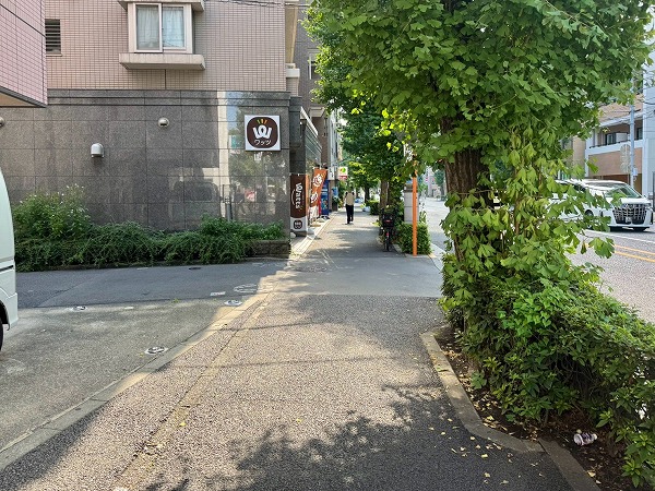 マンションまでの道のり