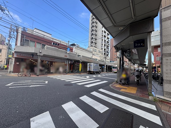 大森駅前のアーケード街