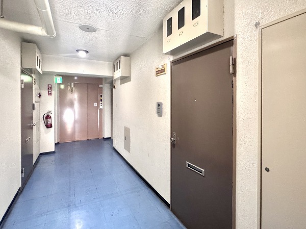 オアシスマンションプレジデント山王 内廊下