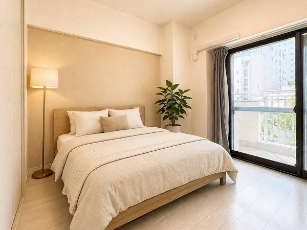 マンションニュー清澄_広々とした洋室の写真1
