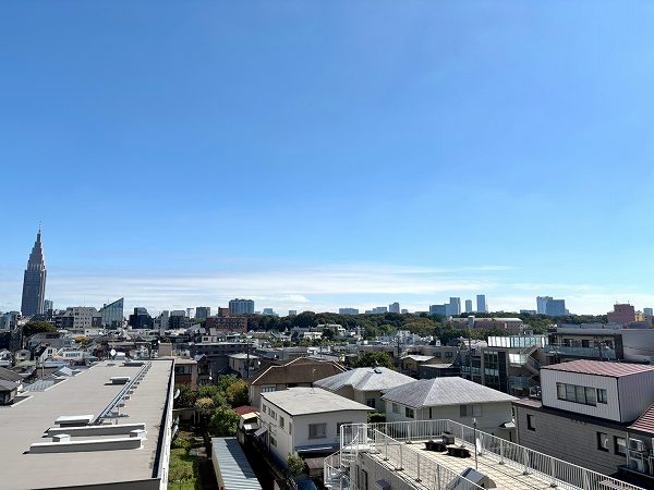 コスモ参宮橋パークビュー_バルコニーからの眺望の写真1