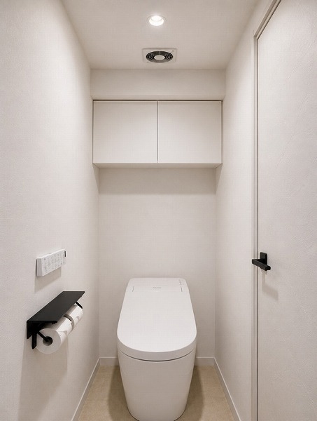 互恵板橋ハイム_ホワイト基調のトイレの写真
