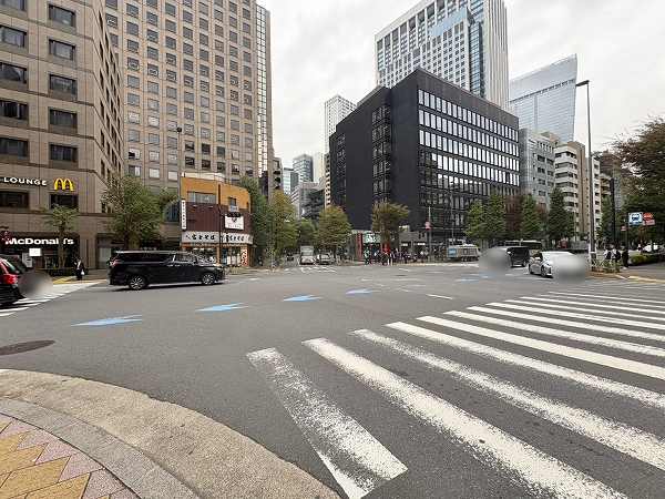 桜田通り　交差点