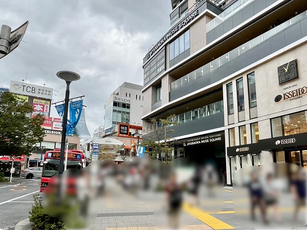 自由が丘駅前の様子